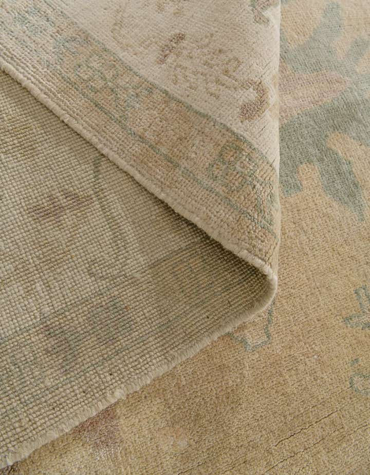 8' 5 x 9' 6 Hand Knotted Oushak Wool Rug