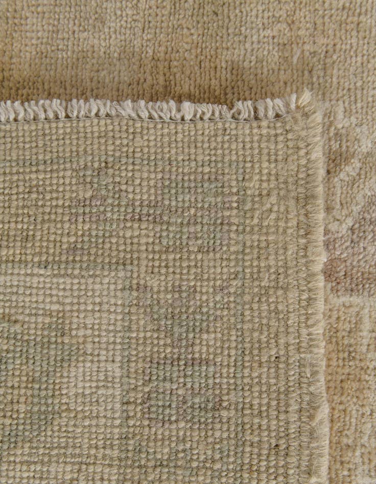 Detail image of 8' 5 x 9' 6  Hand Knotted Oushak Wool Rug