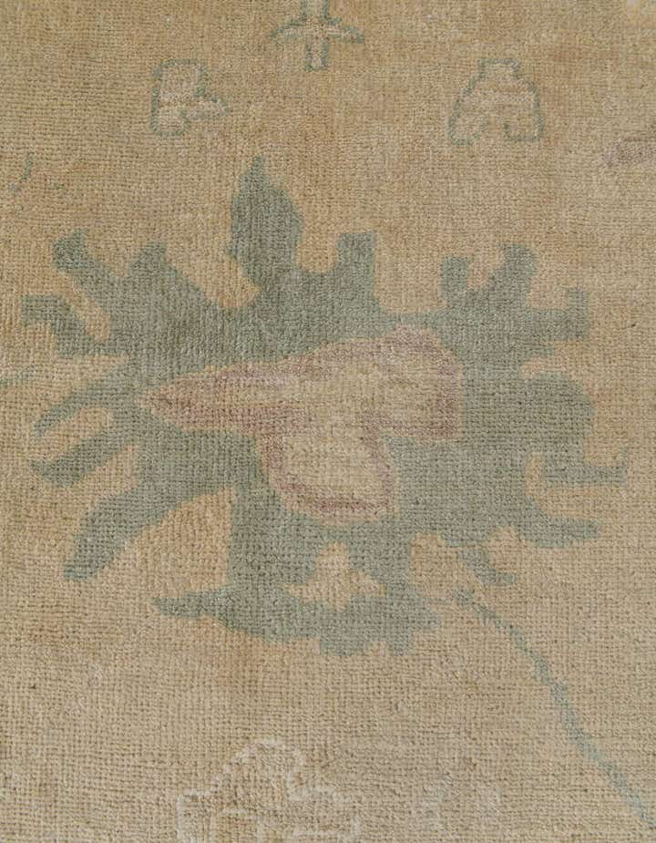 8' 5 x 9' 6 Hand Knotted Oushak Wool Rug