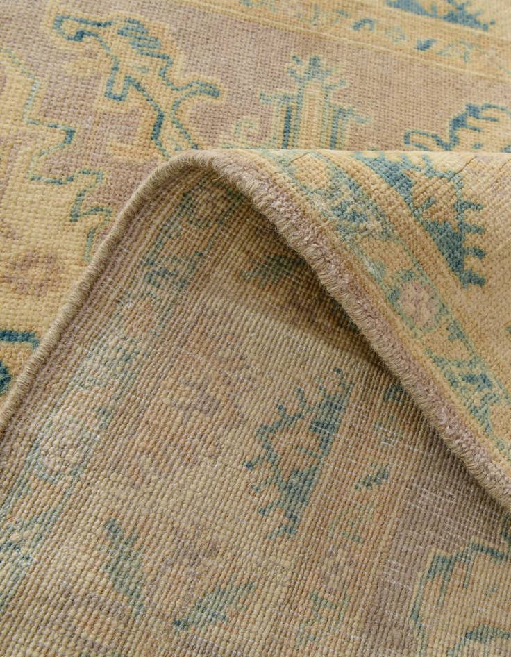 Detail image of 3' 11 x 6' Hand Knotted Oushak Wool Rug