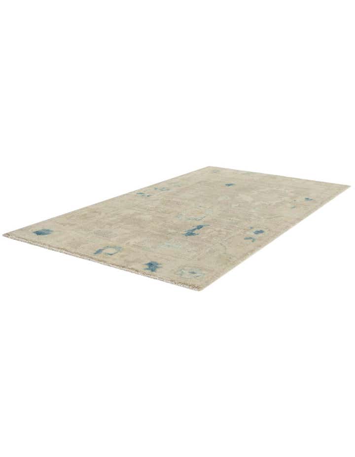 2' 11 x 5' 1 Hand Knotted Oushak Wool Rug