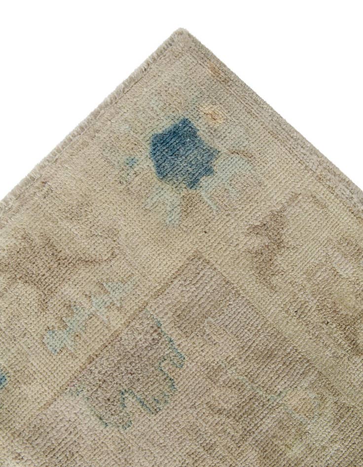 Detail image of 2' 11 x 5' 1 Hand Knotted Oushak Wool Rug