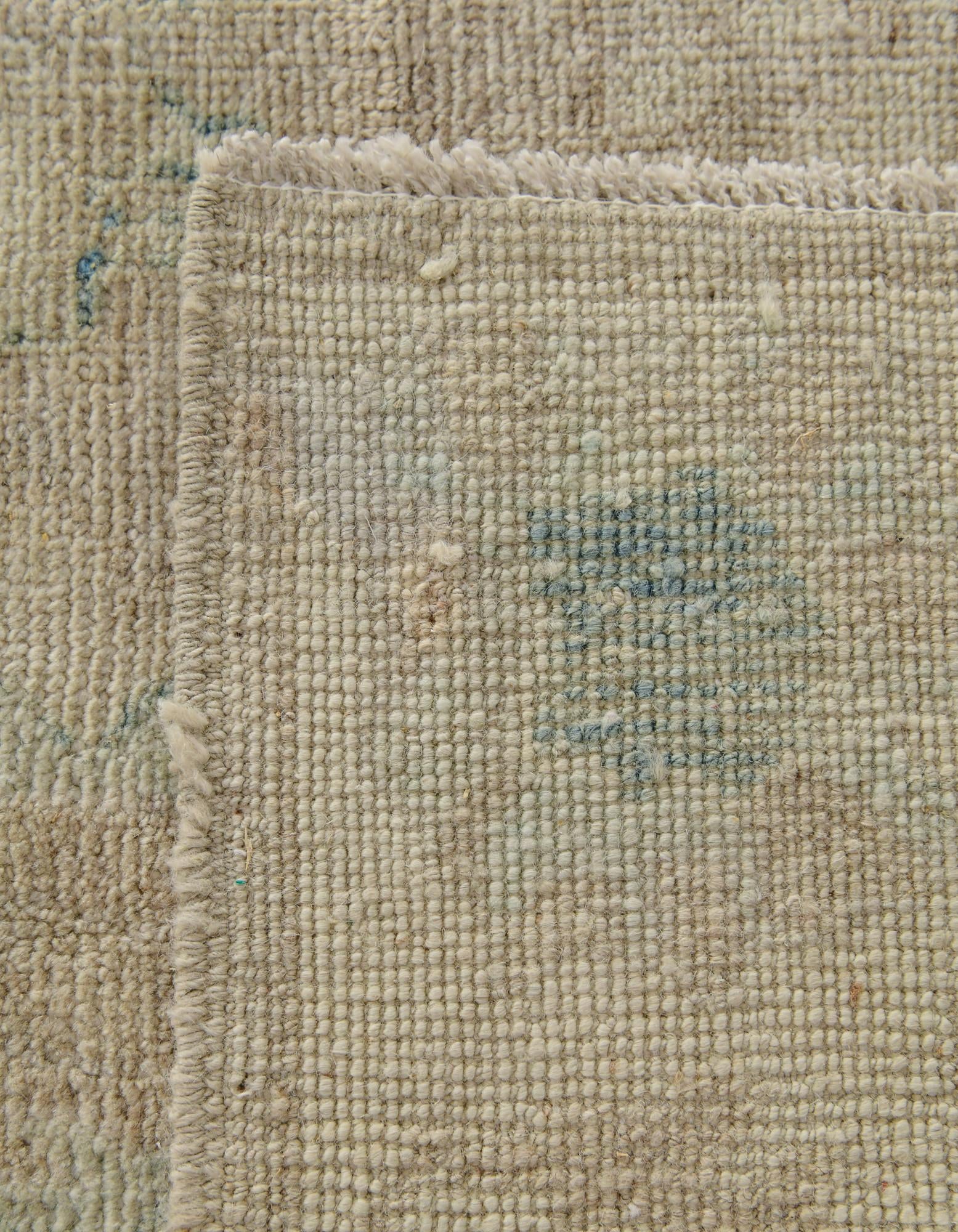2' 11 x 5' 1 Hand Knotted Oushak Wool Rug