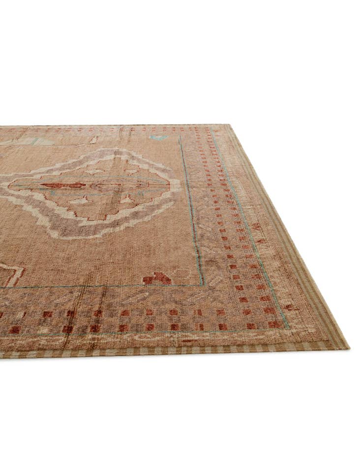 Detail image of 12' 3 x 15' 3 Hand Knotted Oushak Wool Rug