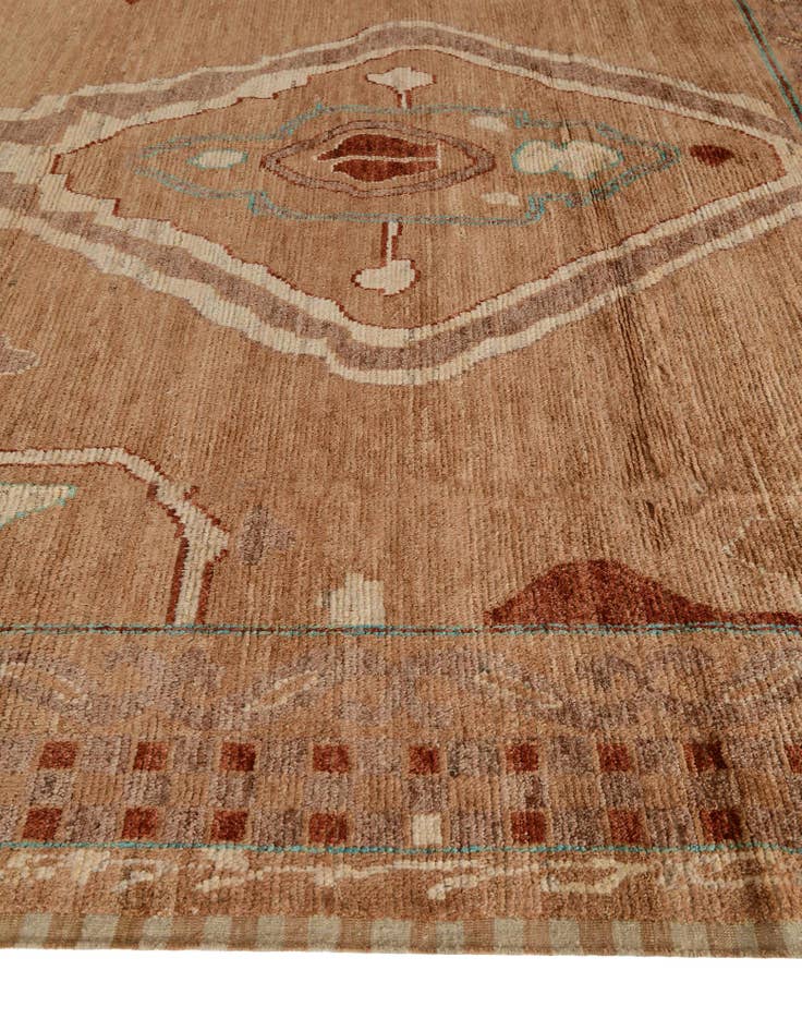 Detail image of 12' 3 x 15' 3 Hand Knotted Oushak Wool Rug