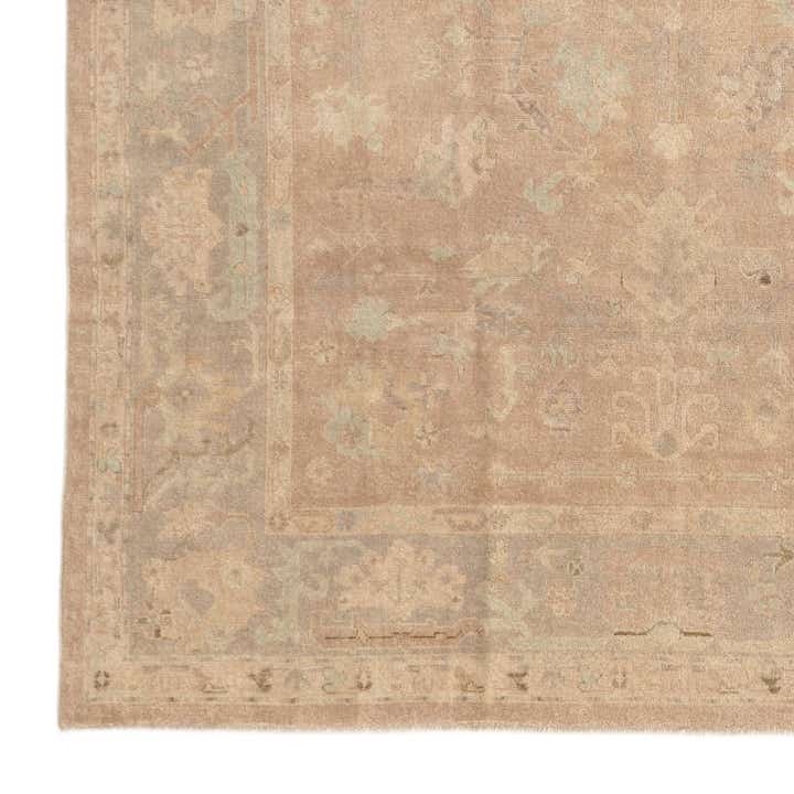 8' 2 x 9' 10 Hand Knotted Oushak Wool Rug