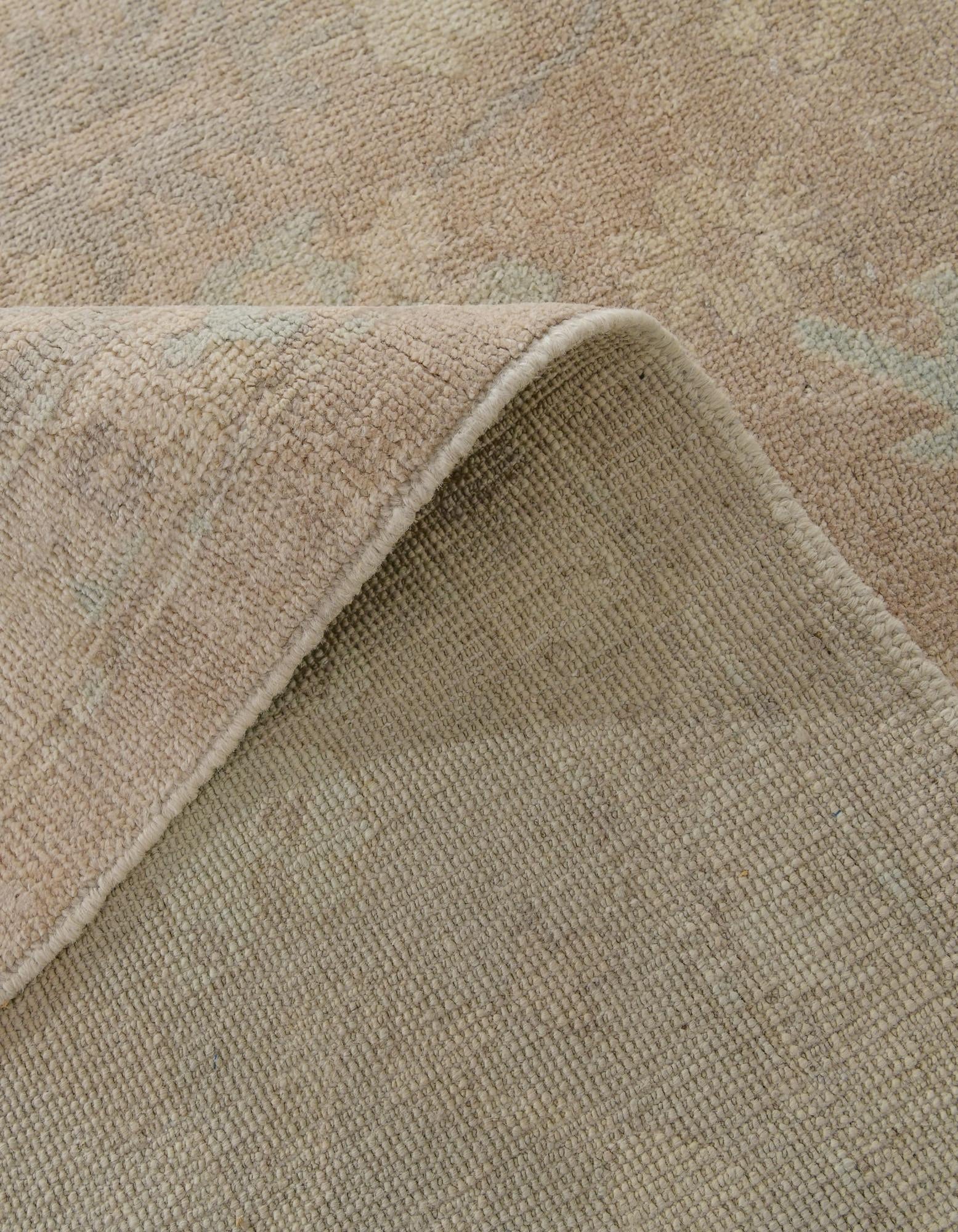 8' 2 x 9' 10 Hand Knotted Oushak Wool Rug