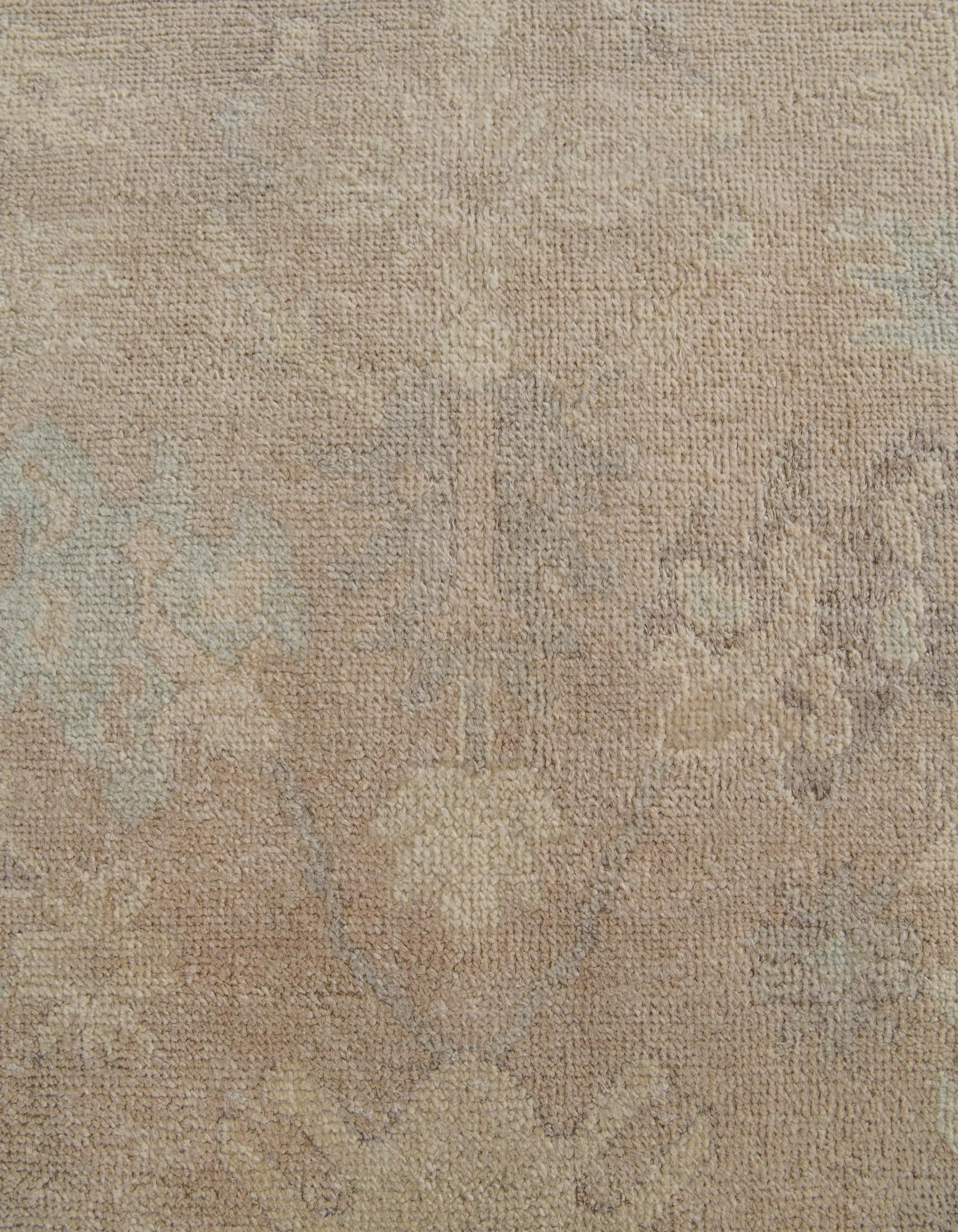 8' 2 x 9' 10 Hand Knotted Oushak Wool Rug