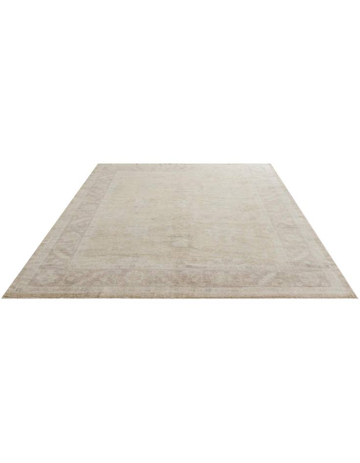 Detail image of 8' 11 x 11' 9 Hand Knotted Oushak Wool Rug