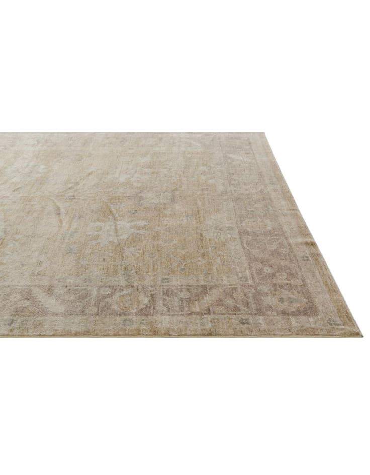 Detail image of 8' 11 x 11' 9 Hand Knotted Oushak Wool Rug