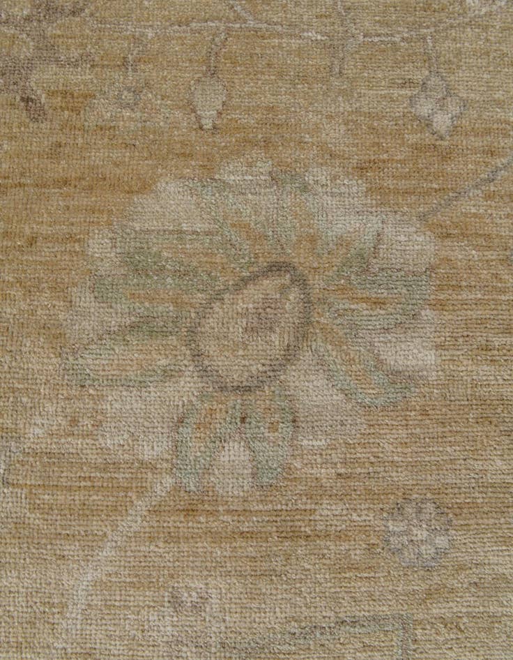 Detail image of 8' 11 x 11' 9  Hand Knotted Oushak Wool Rug