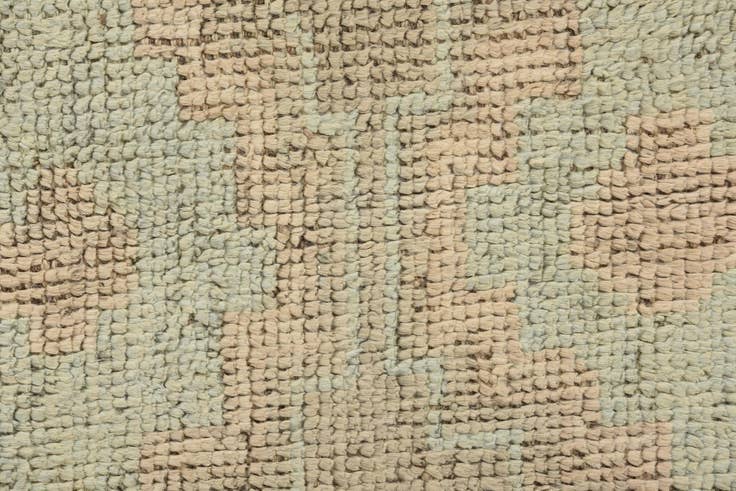 Detail image of 8' 7 x 10' 5 Hand Knotted Oushak Wool Rug