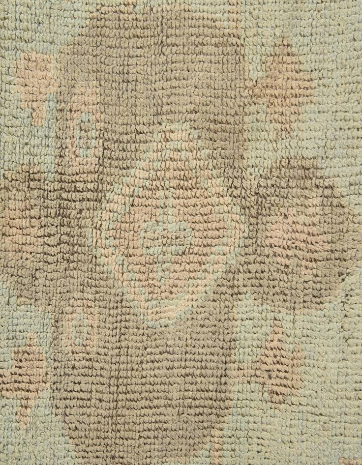 Detail image of 8' 7 x 10' 5 Hand Knotted Oushak Wool Rug
