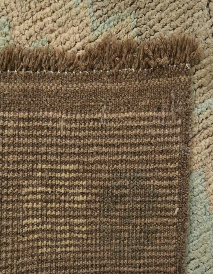 Detail image of 8' 7 x 10' 5 Hand Knotted Oushak Wool Rug