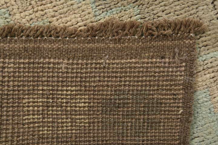 8' 7 x 10' 5 Hand Knotted Oushak Wool Rug