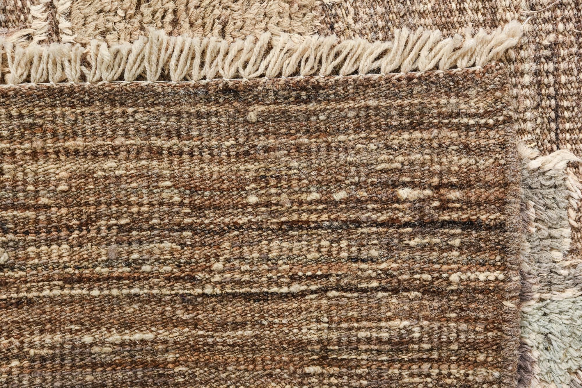 9' 1 x 12' 4 Hand Knotted Oushak Wool Rug