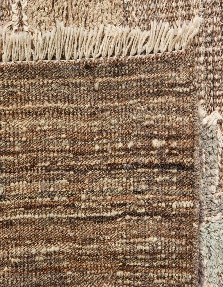 Detail image of 9' 1 x 12' 4  Hand Knotted Oushak Wool Rug