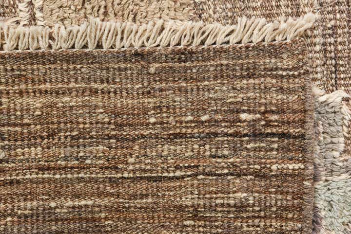 9' 1 x 12' 4 Hand Knotted Oushak Wool Rug