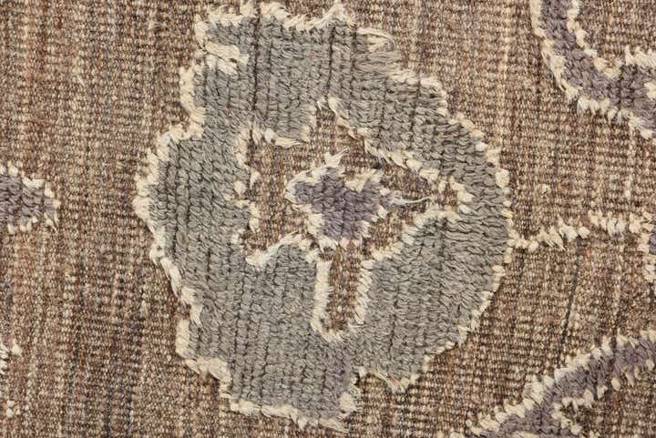 9' 1 x 12' 4 Hand Knotted Oushak Wool Rug