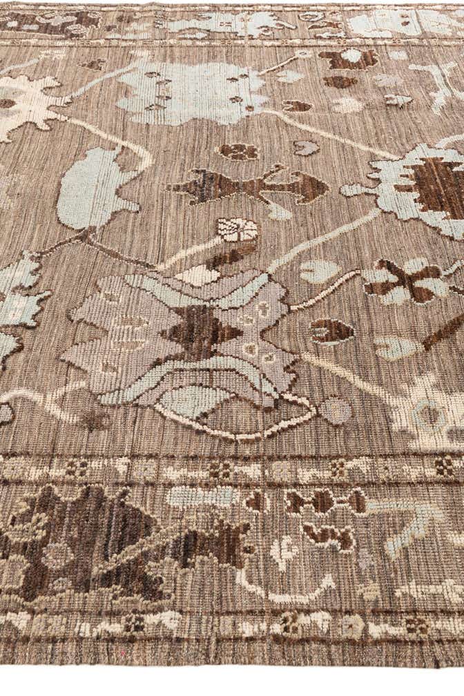 8' 10 x 11' 10 Hand Knotted Oushak Wool Rug