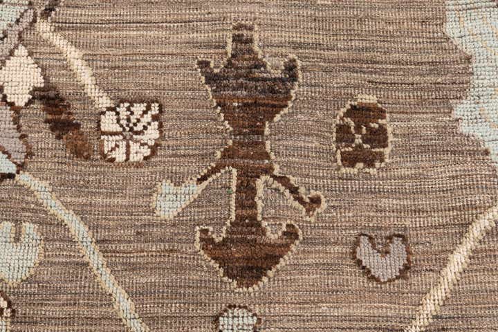 8' 10 x 11' 10 Hand Knotted Oushak Wool Rug