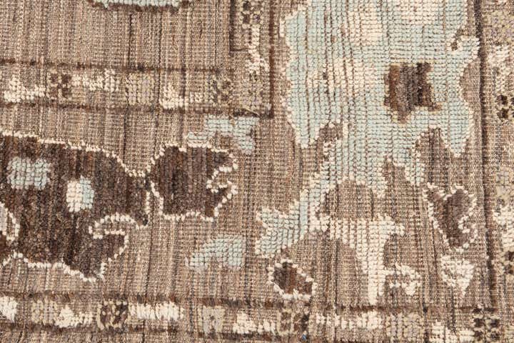 8' 10 x 11' 10 Hand Knotted Oushak Wool Rug