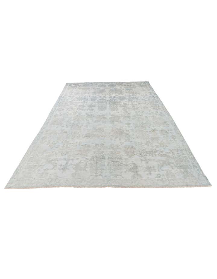 8' 9 x 12' 6 Hand Knotted Oushak Wool Rug