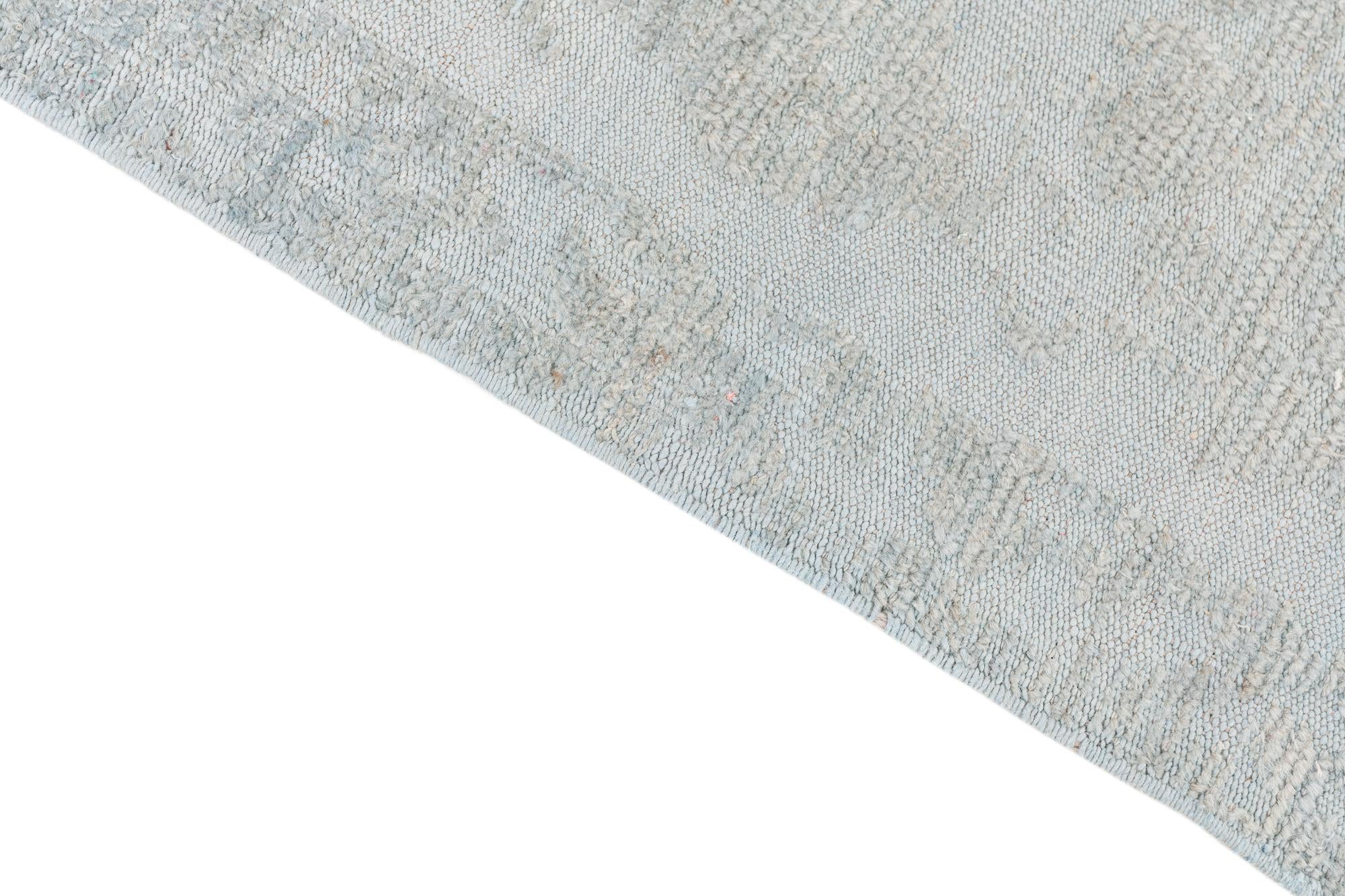 8' 9 x 12' 6 Hand Knotted Oushak Wool Rug