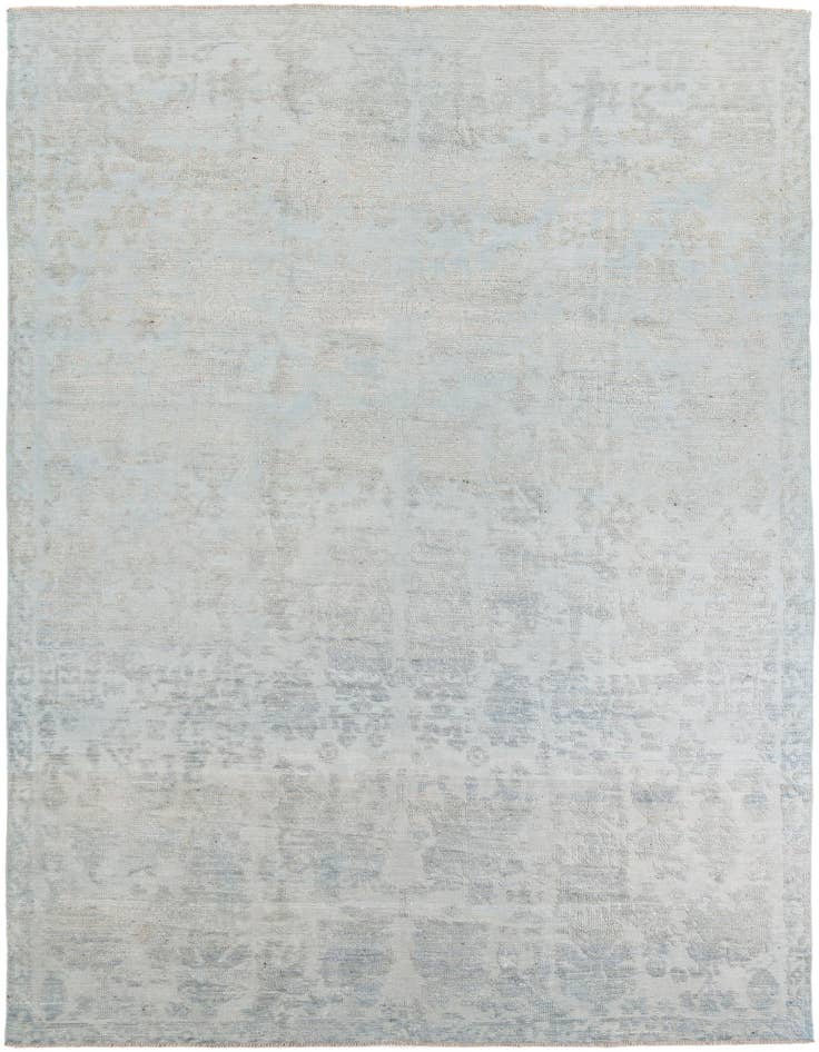 Detail image of 8' 9 x 12' 6 Hand Knotted Oushak Wool Rug