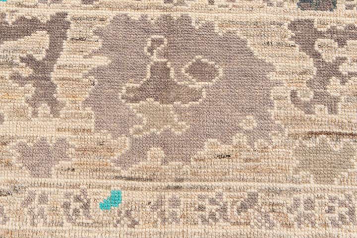 8' 6 x 10' 6 Hand Knotted Oushak Wool Rug