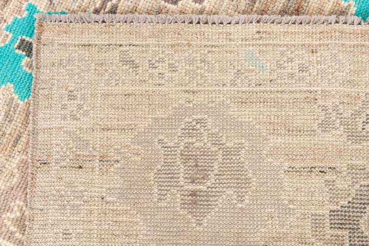 8' 6 x 10' 6 Hand Knotted Oushak Wool Rug