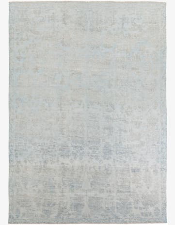 8' 9 x 12' 6 Hand Knotted Oushak Wool Rug