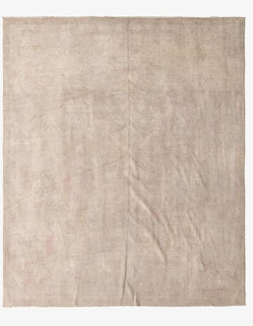 9' x 10' 10 Hand Knotted Oushak Wool Rug