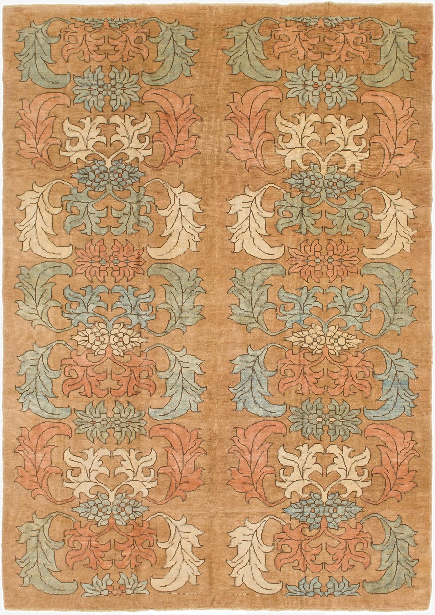 8' 9 x 12' 6  Hand Knotted Oushak Wool Rug