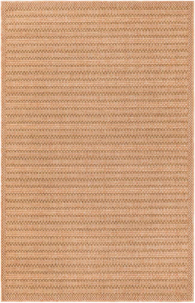 5' 3 x 8' Easy-Clean Border Indoor / Outdoor Rug