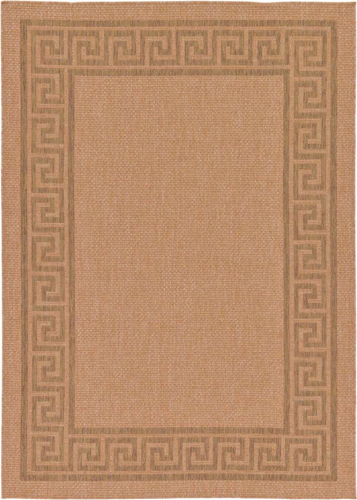7' x 9' 7 Easy-Clean Border Indoor / Outdoor Rug