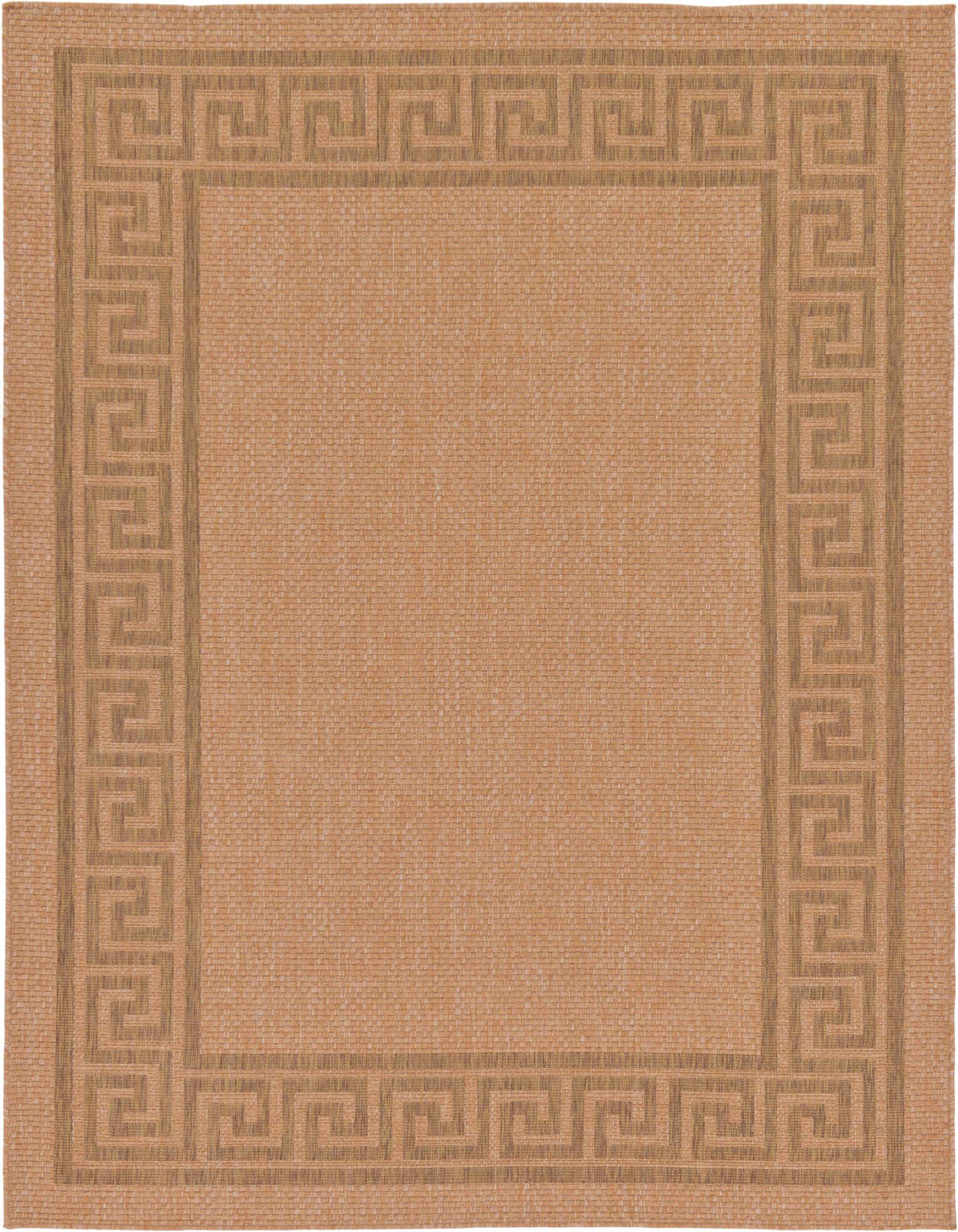 7' x 9' 7 Easy-Clean Border Indoor / Outdoor Rug
