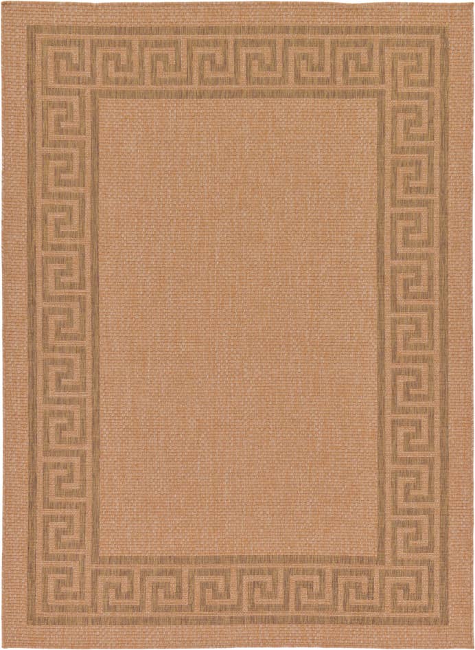 Detail image of 7' x 9' 7 Easy-Clean Border Indoor / Outdoor Rug