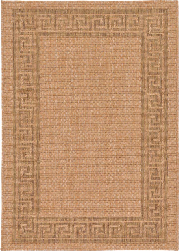 3' 3 x 5' Easy-Clean Border Indoor / Outdoor Rug