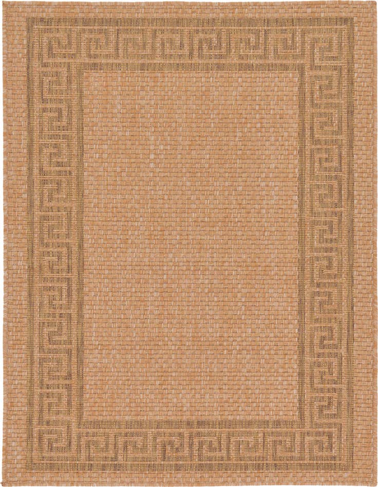Detail image of 3' 3 x 5' Easy-Clean Border Indoor / Outdoor Rug