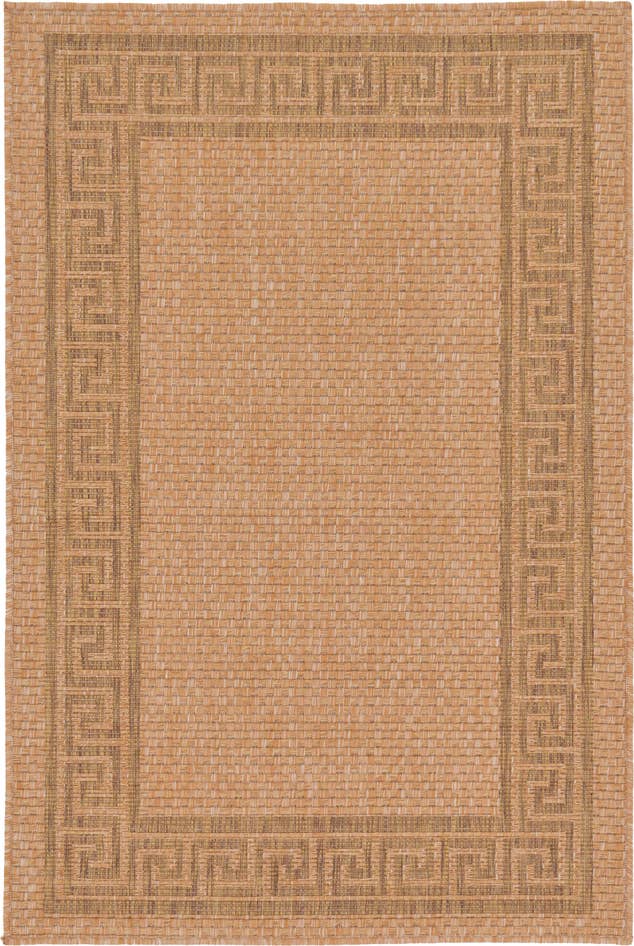 Detail image of 3' 3 x 5' Easy-Clean Border Indoor / Outdoor Rug