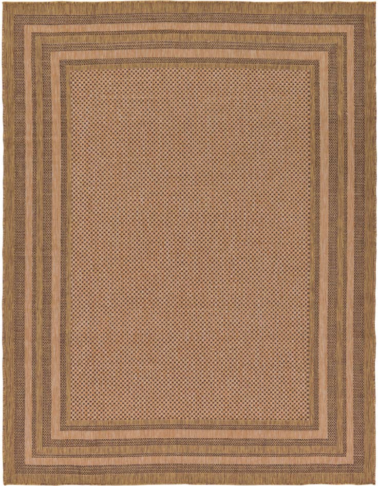 Detail image of 7' x 10' Easy-Clean Border Indoor / Outdoor Rug