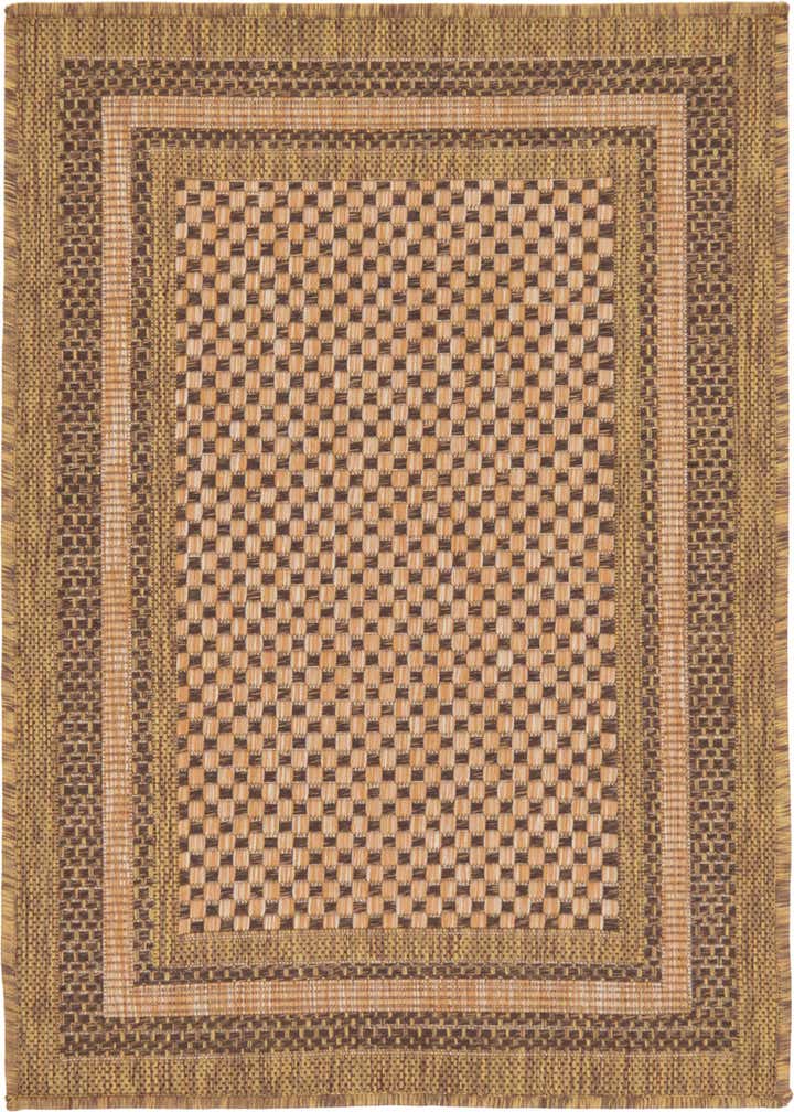 2' 2 x 3' Easy-Clean Border Indoor / Outdoor Rug