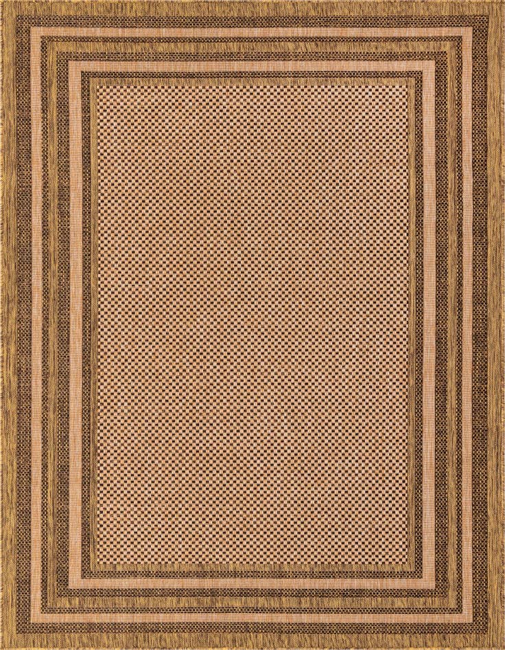 Detail image of 6' x 9' Easy-Clean Border Indoor / Outdoor Rug