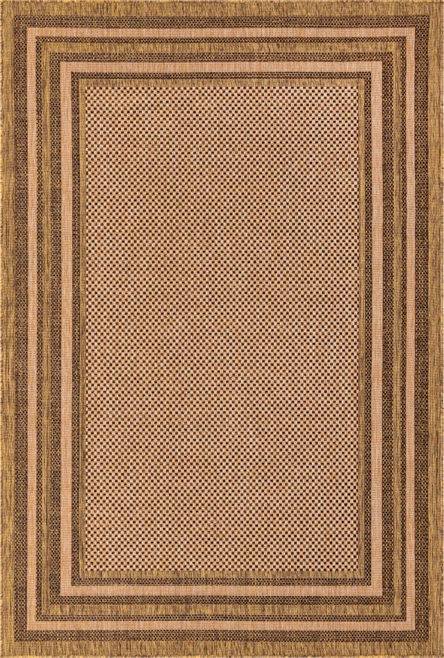 Detail image of 6' x 9' Easy-Clean Border Indoor / Outdoor Rug