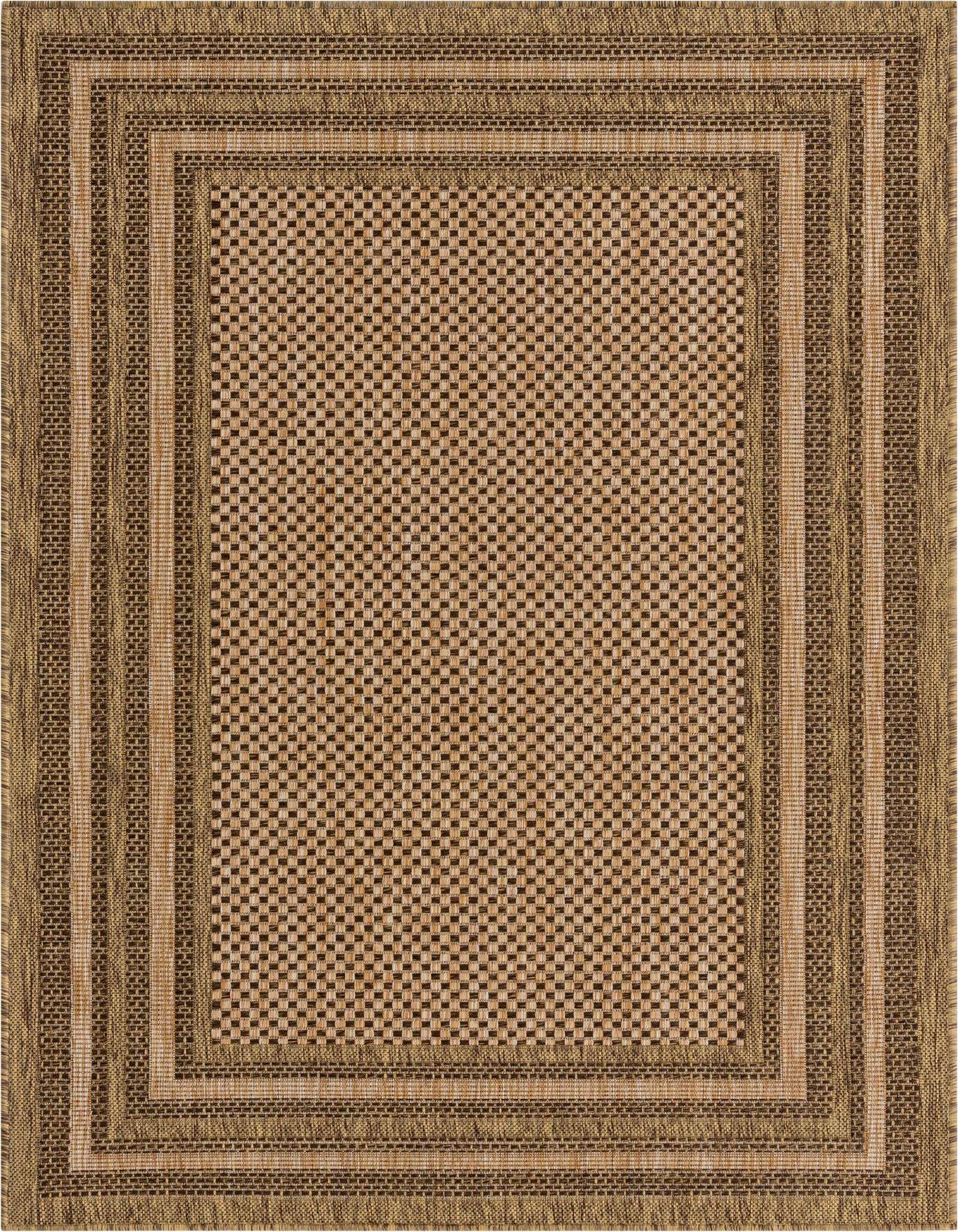 4' x 6' Easy-Clean Border Indoor / Outdoor Rug