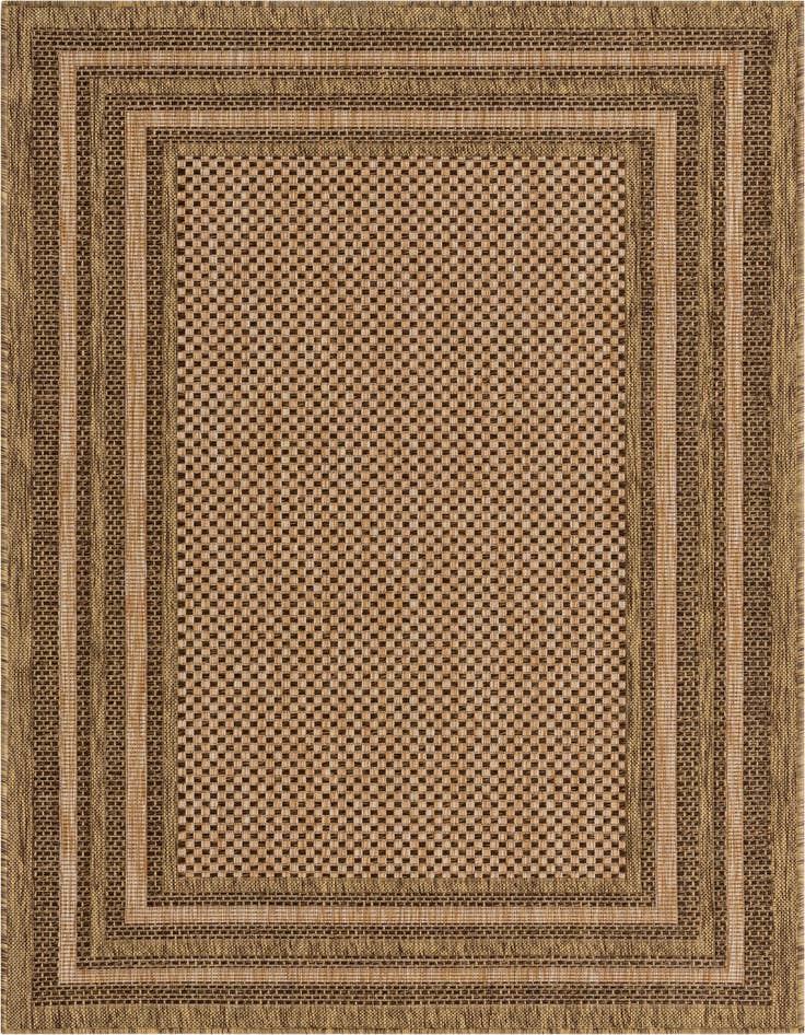 Detail image of 4' x 6' Easy-Clean Border Indoor / Outdoor Rug