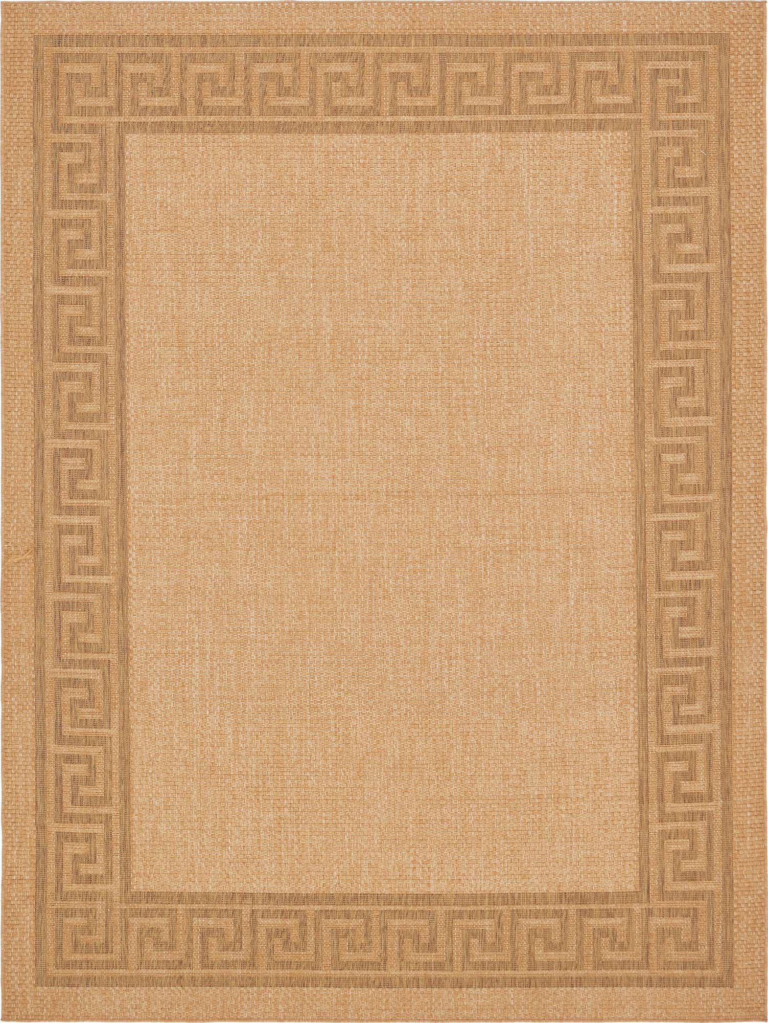 9' x 12' 2 Easy-Clean Border Indoor / Outdoor Rug