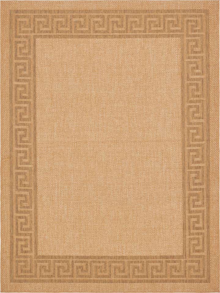 9' x 12' 2 Easy-Clean Border Indoor / Outdoor Rug