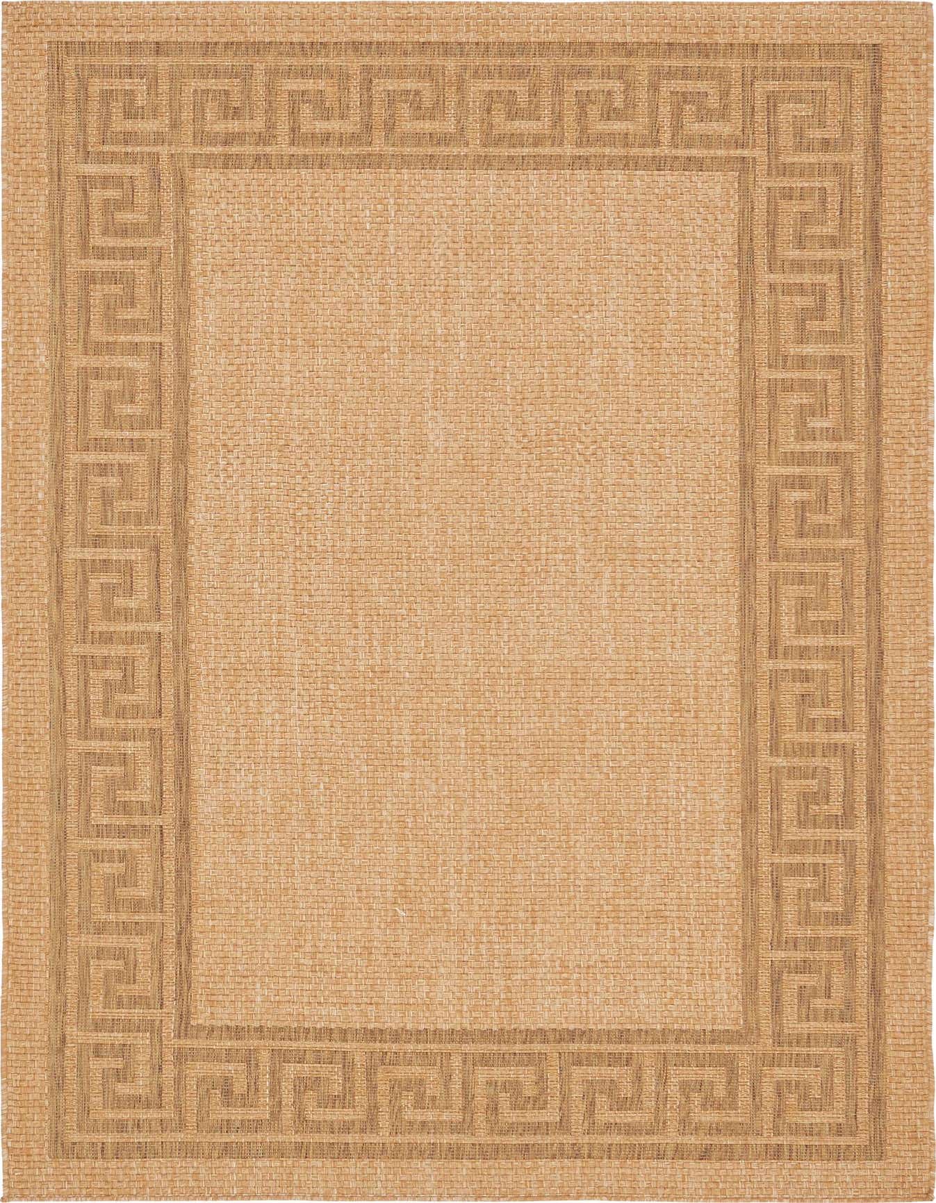6' x 9' Easy-Clean Border Indoor / Outdoor Rug